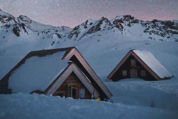 Image of ski huts