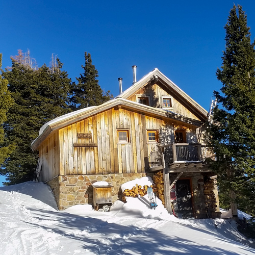 Guided Skiing at OPUS hut