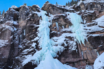 Bridal Veil ice climb